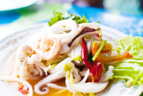 Tailandês Yum frutos do mar — Fotografia de Stock