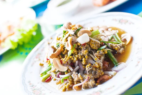 Comida tailandesa com arroz e legumes — Fotografia de Stock
