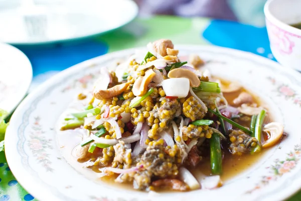Comida tailandesa com arroz e legumes — Fotografia de Stock