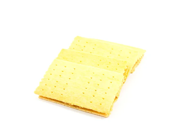 Cracker isolieren auf der weißen — Stockfoto