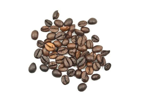 Fresh coffee beans texture background — Stock Photo, Image