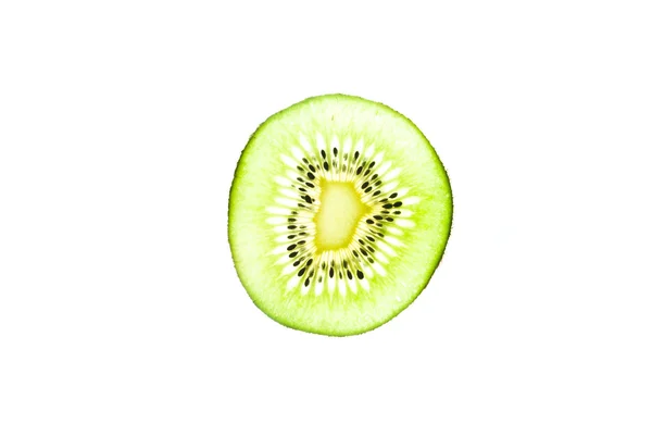 Ківі здорові фрукти ізольовані на білому . — стокове фото