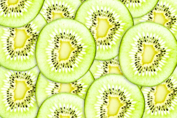 Bakgrunn for frukttekstur av kiwi . – stockfoto