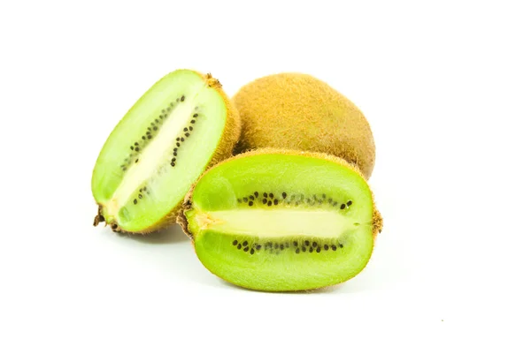 Kiwi isolado de frutas saudáveis no branco . — Fotografia de Stock