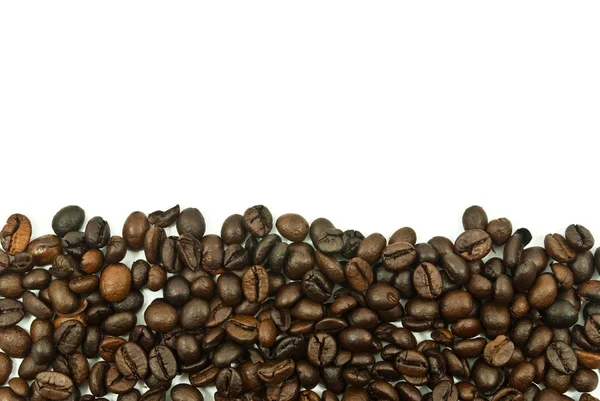Fresh coffee beans texture background. — Stock Photo, Image