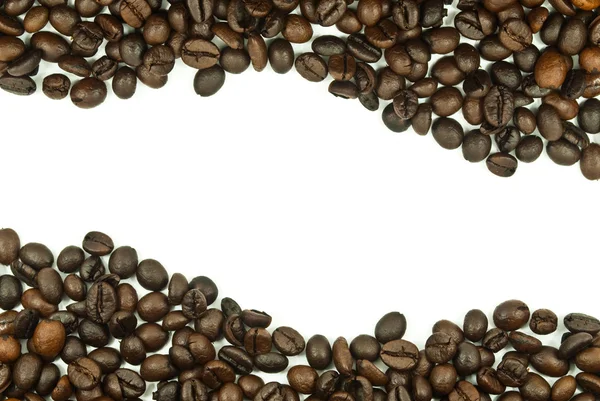 Granos de café frescos textura fondo . — Foto de Stock