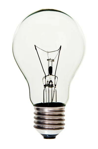 Light Bulb isolated on the white background, with clipping path. — Stock Photo, Image