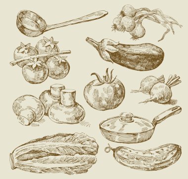 Food background clipart