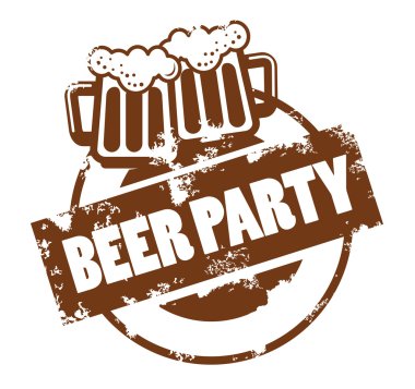 Beer stamp clipart