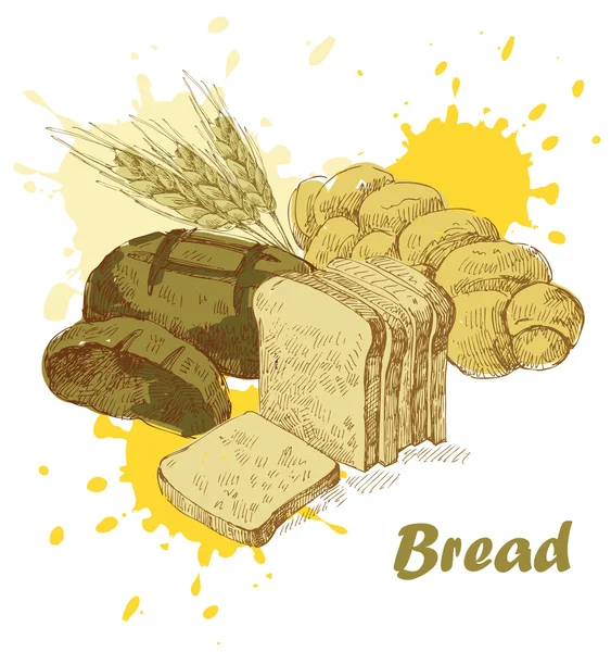 Fondo de pan — Archivo Imágenes Vectoriales