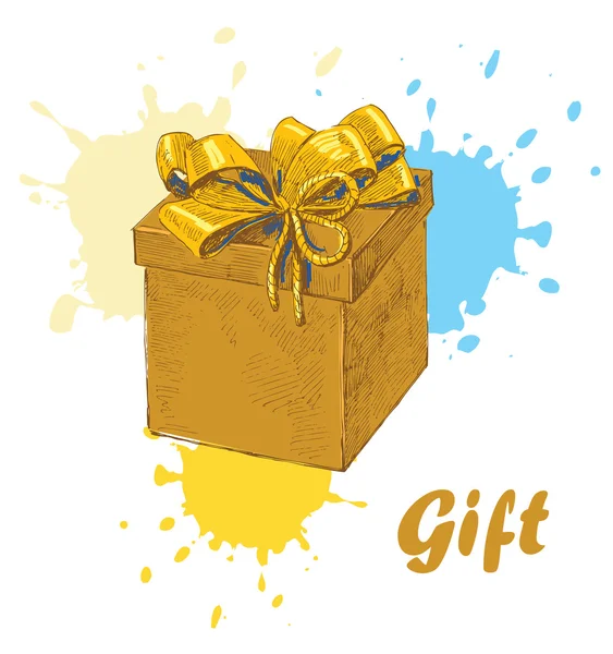 Geschenkbox — Stockvektor