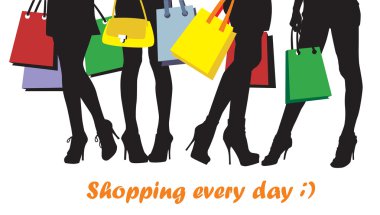 Shopping time clipart