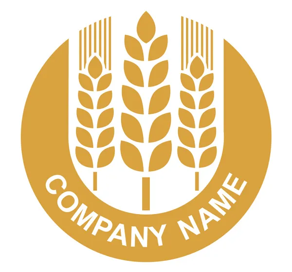 Logo pšenice — Stockový vektor