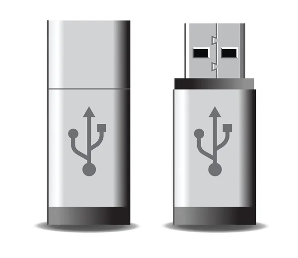 USB flash — Stockový vektor