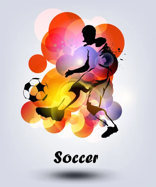 Футболист — стоковый вектор