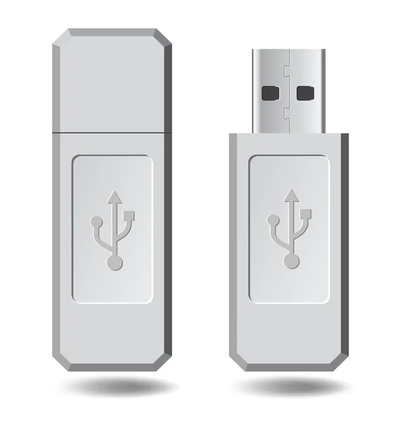 Pamięci flash USB — Wektor stockowy