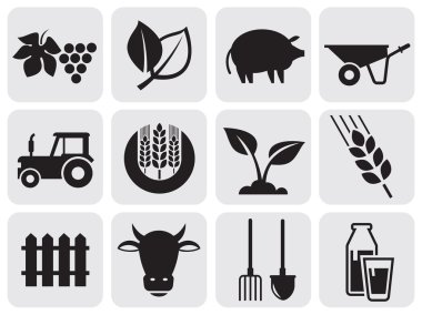 farming icons.