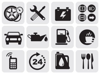 auto icons clipart