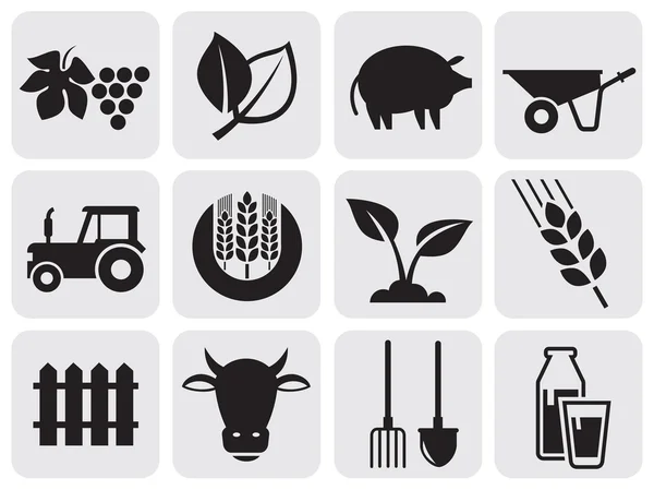 Farming icons. — Stock Vector