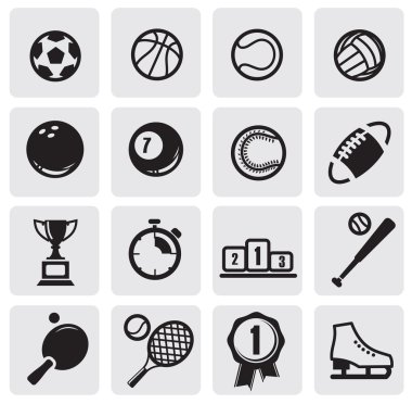 Set sports clipart