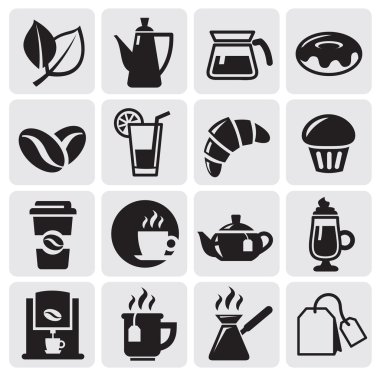 Cafe icons clipart
