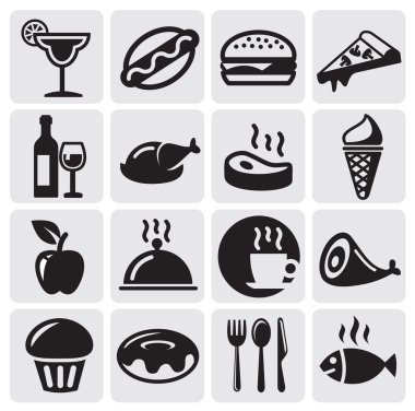 Food Drink icons clipart