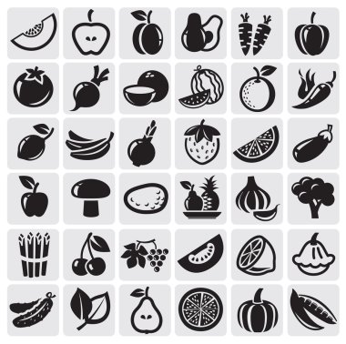Fruit and Vegetables set