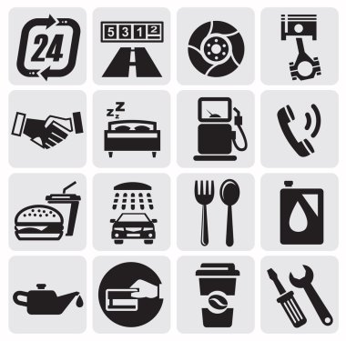 Auto Car icons clipart