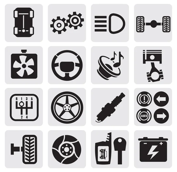 Iconos de auto — Stockvector