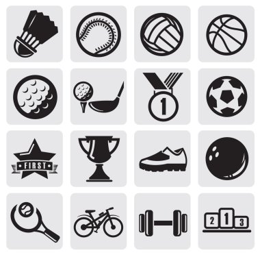 Sports set clipart