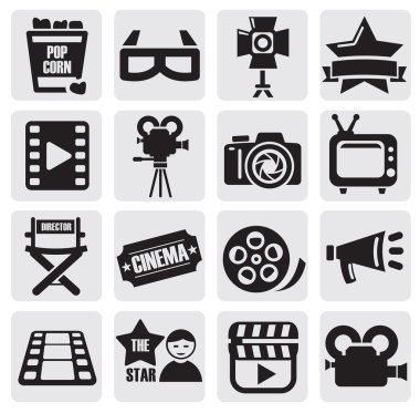 Movie set clipart