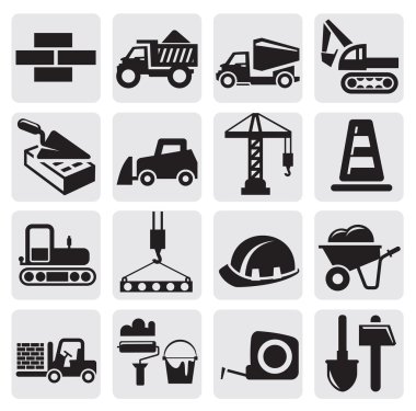 Construction set clipart