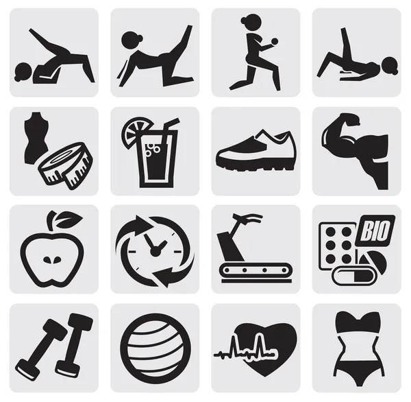 Gym icons Vector Art Stock Images | Depositphotos