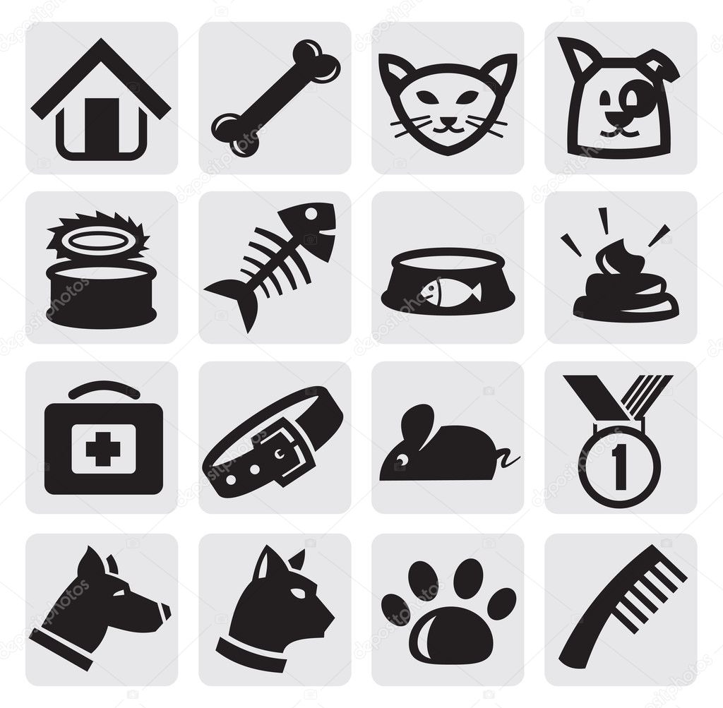 Dogs and cats set