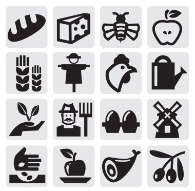 Farming set clipart