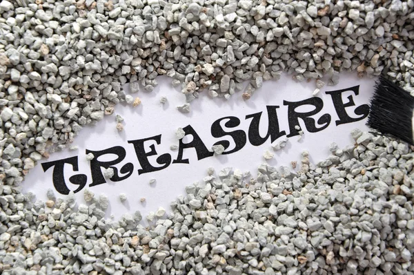 Treasure Word — стоковое фото