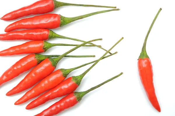Red hot chili peppers pattern — Stock Photo, Image