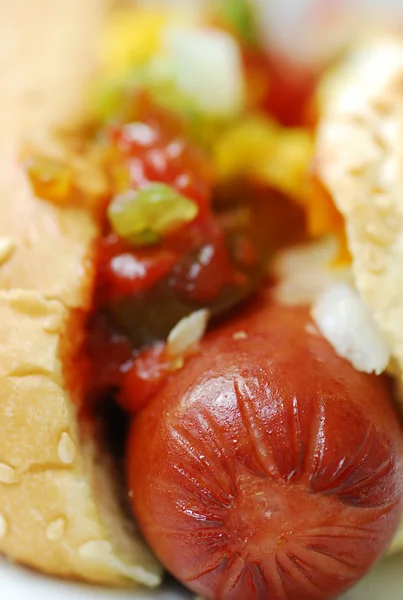 Macro Hot-Dog — Photo