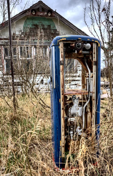 Bomba de gás vintage velho — Fotografia de Stock