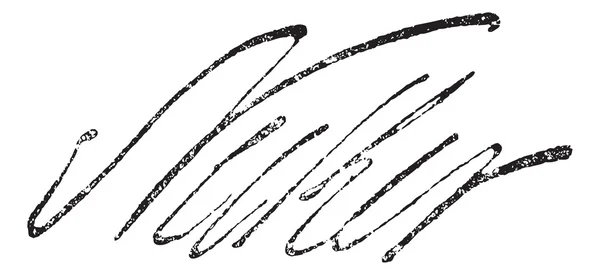 Assinatura de Jacques Necker (1732-1801), gravura vintage . — Vetor de Stock