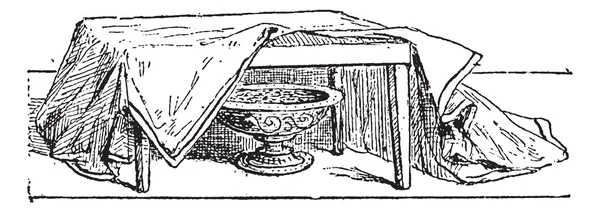 Винтажная гравировка тандыра — стоковый вектор