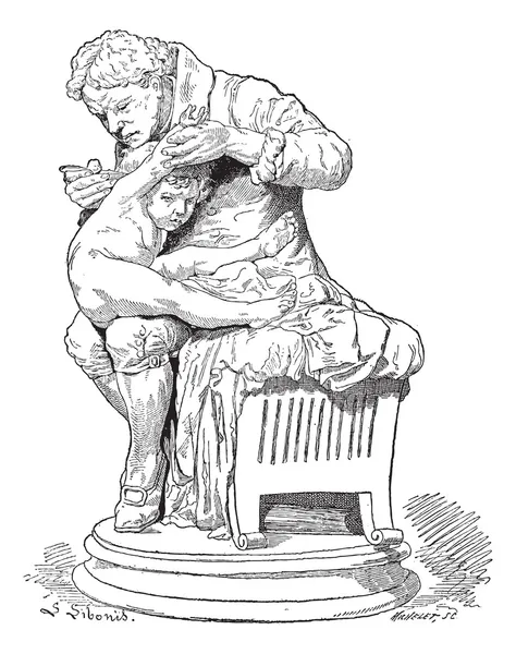 Эдвард Дженнер, винтажная гравировка — стоковый вектор
