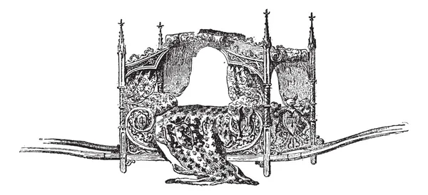Мусор состязаний, винтажная гравировка — стоковый вектор