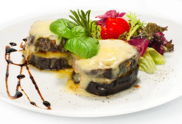 Parmigiana sajttal, paradicsommal — Stock Fotó