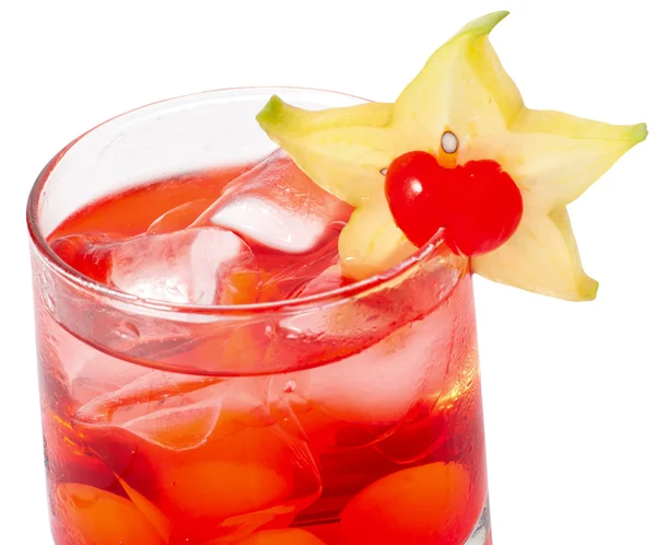 Červené cocktaile s tonikem a grenadina — Stock fotografie