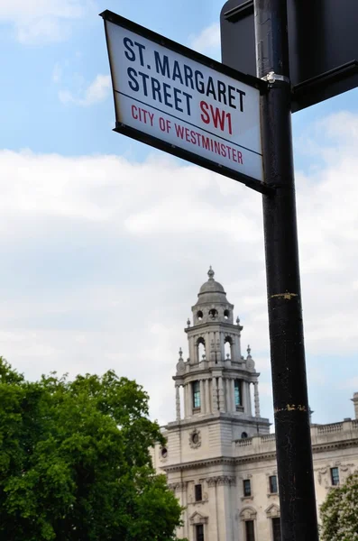 Schild für eine Londoner Straße — Stockfoto