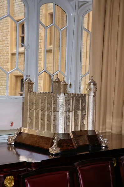 伦敦塔的模型 — 图库照片