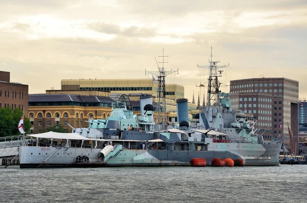 Battleship Belfast — Stock Photo, Image