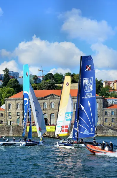 Extreme Sailing Series Oporto julio 2012 — Foto de Stock