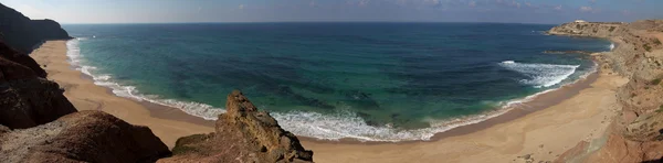 Panorama de la plage de Ouriçal et Paimogo — Photo